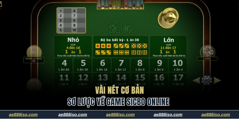Một vài thông tin cơ bản về game sicbo online 
